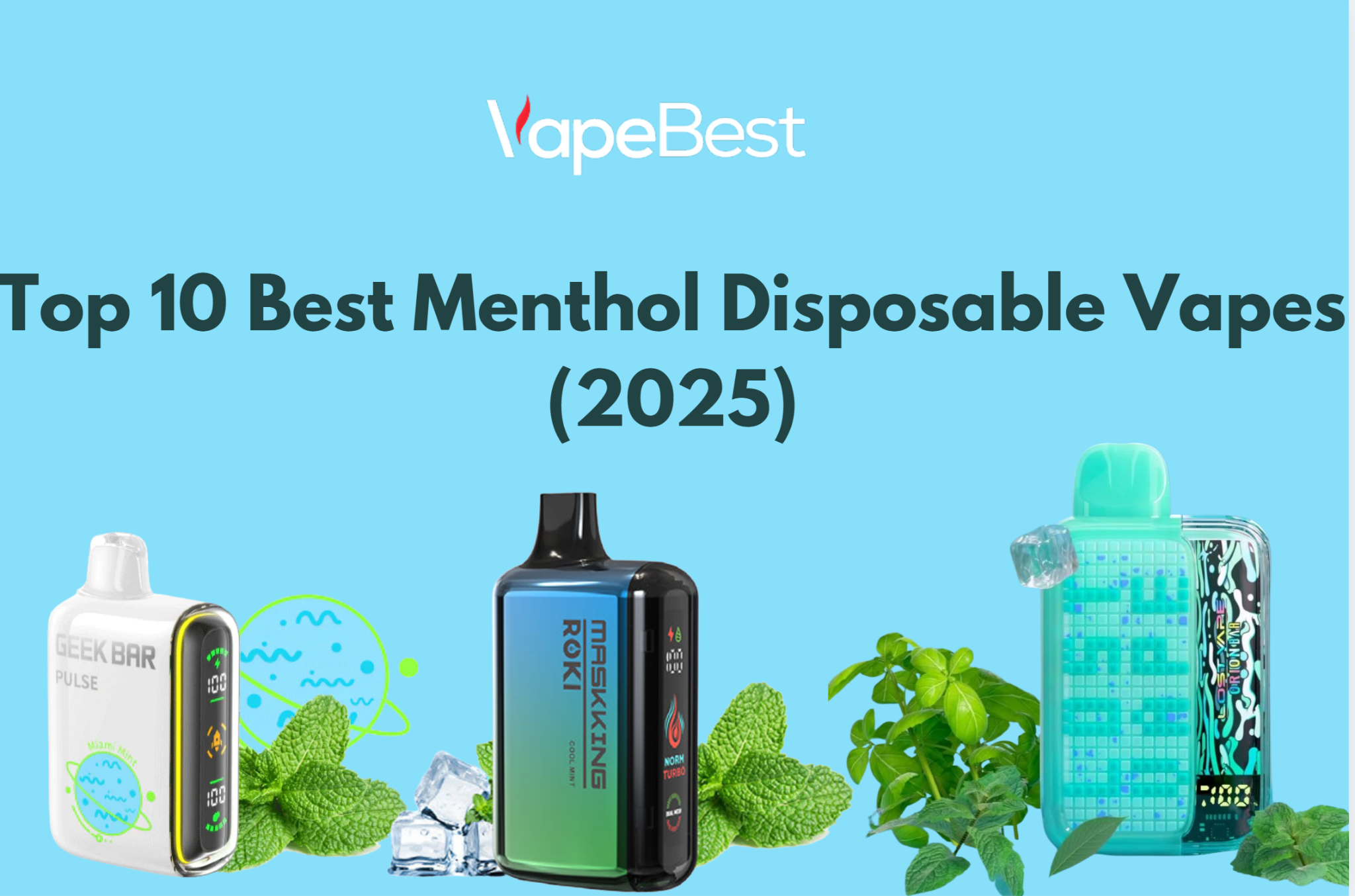 Top 10 Best Menthol Disposable Vapes (2026) Top 10 Best Menthol Disposable Vapes (2026)