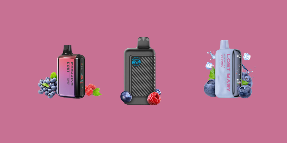 what flavour is blue razz vape