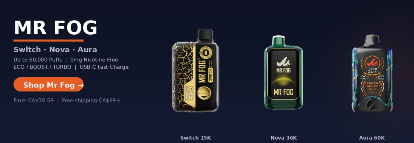 how much is elf bar vape Mr Fog Switch SW15000 Disposable Vape Kit 12ml main image 1