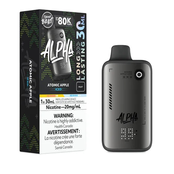 Atomic Apple Iced Flavour Beast ALPHA 80k Disposable Vape - VapeBest