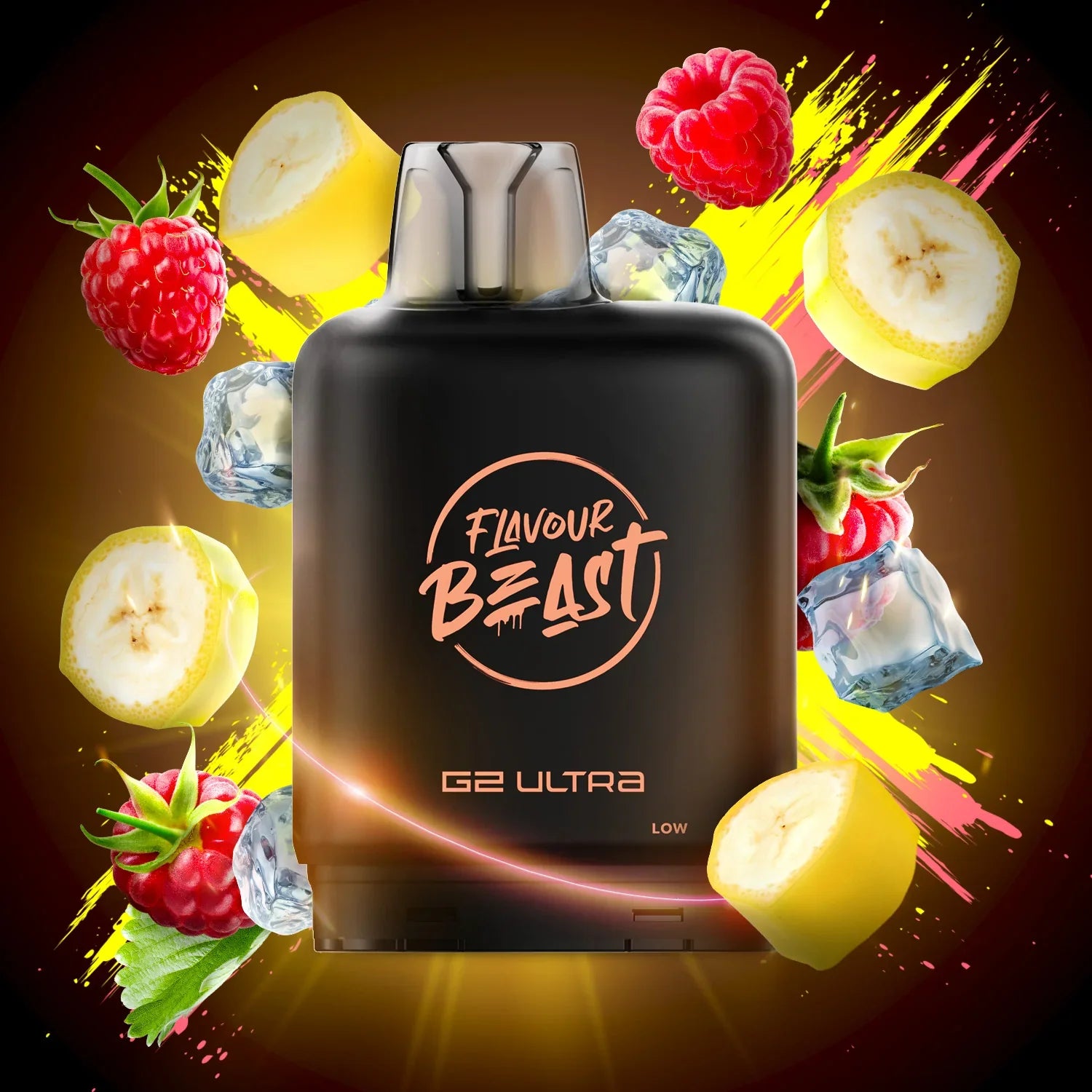 Banana Raspberry Iced Disposable Vape