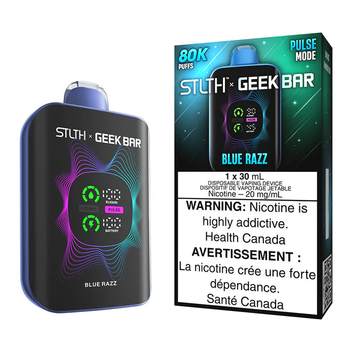 Blue Razz STLTH X Geek Bar Disposable Vape 80K - VapeBest