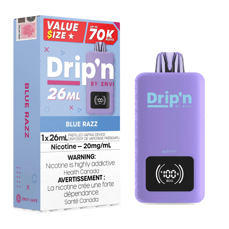 Blue Razz Envi Drip’n 70K Disposable Vape - VapeBest