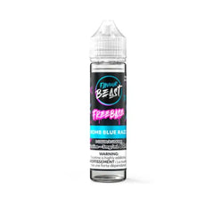 Flavour Beast vape juice bottle with colorful label on a white backgroundFlavour Beast E-Liquid Freebase - Bomb Blue Razz