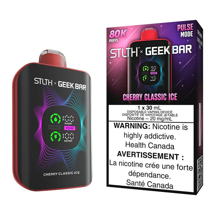 Cherry Classic Ice STLTH X Geek Bar Disposable Vape 80K - VapeBest