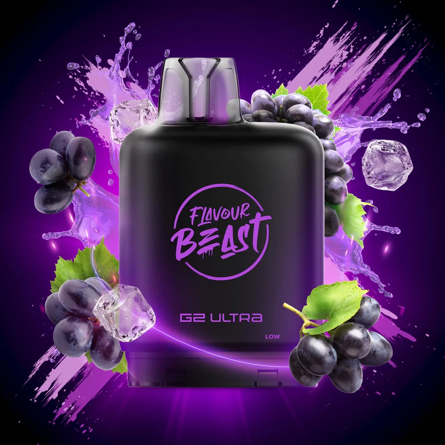 Chuggin Purple Sparkle (Iced)- Level X Flavour Beast G2 Ultra 50K Pod - VapeBest