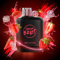 Chuggin Strawberry Classic (Iced)) - Level X Flavour Beast G2 Ultra 50K Pod - VapeBest