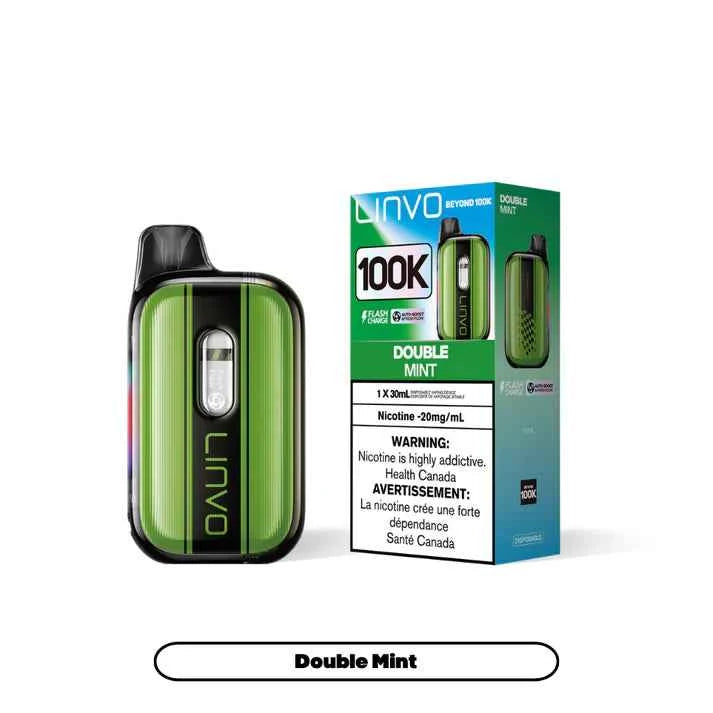 Double Mint Linvo Beyond 100K Disposable Vape - VapeBest