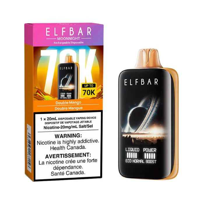 Double Mango Elf Bar MoonNight 70K Disposable Vape - VapeBest