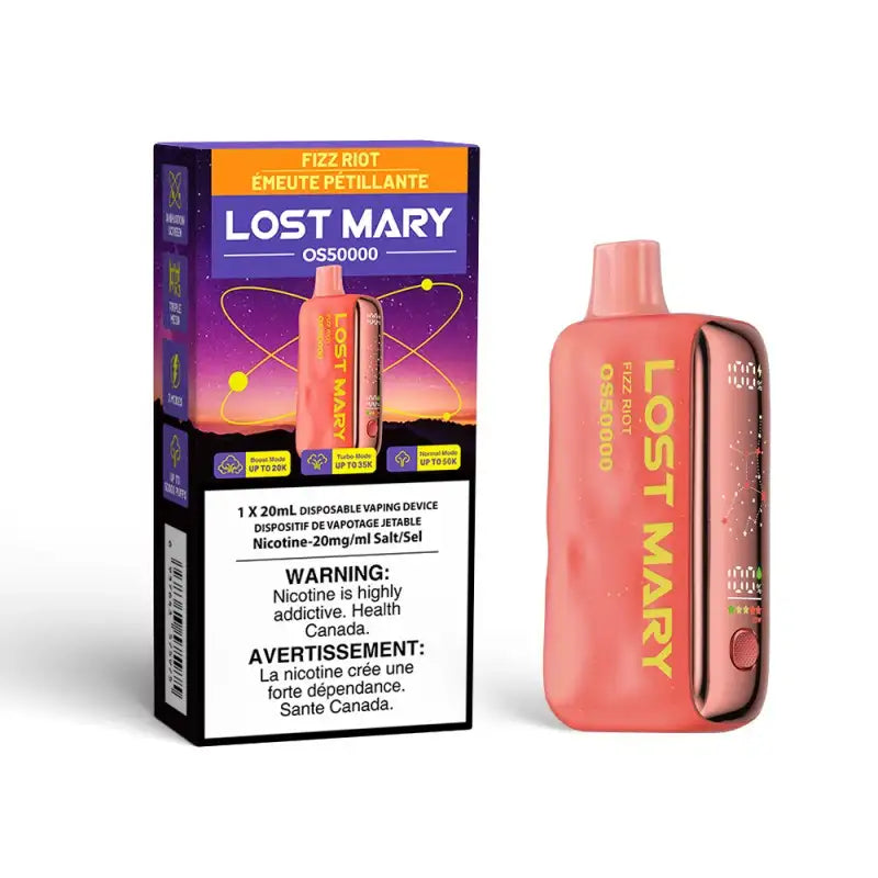 Fizz Riot Flavour Lost Mary OS50000 Disposable Vape-NEW Fizz Riot Flavour Lost Mary OS50000 Disposable Vape-NEW