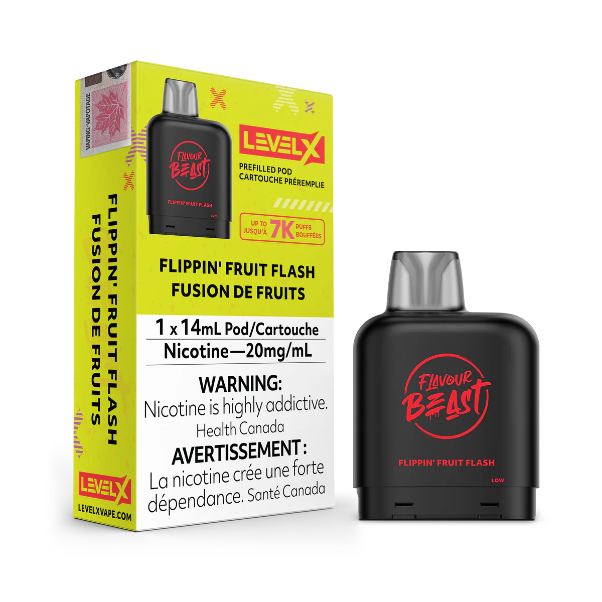 Flippin’ Fruit Flash Flavour Beast Level X 7K Disposable Vape - VapeBest