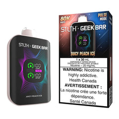 Juicy Peach Ice STLTH X Geek Bar Disposable Vape 80K - VapeBest