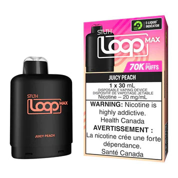 Juicy Peach STLTH Loop Max Pod 70k - VapeBest
