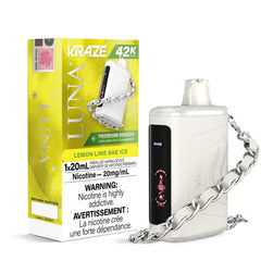 lemon lime bae ice kraze luna 42k disposable vape