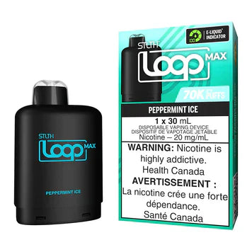 Peppermint Ice STLTH Loop Max Pod 70k - VapeBest