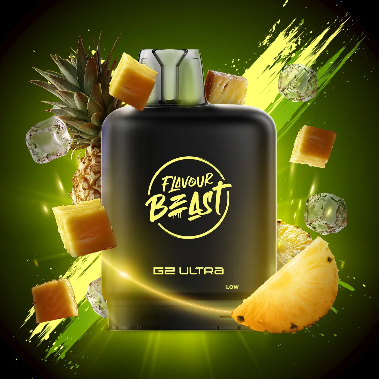Pumped Up Pineapple (Iced) - Level X Flavour Beast G2 Ultra 50K Pod - VapeBest
