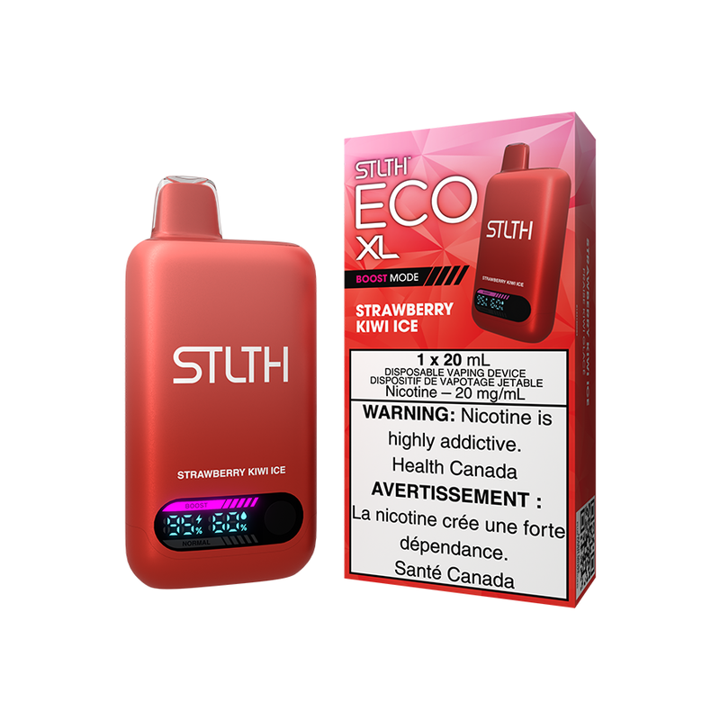 Strawberry Kiwi Ice STLTH ECO XL 30K Disposable 20mL' - VapeBest