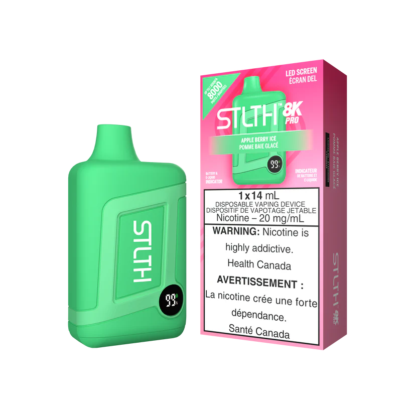 Apple Berry Ice STLTH 8K PRO Disposable Vape - VapeBest