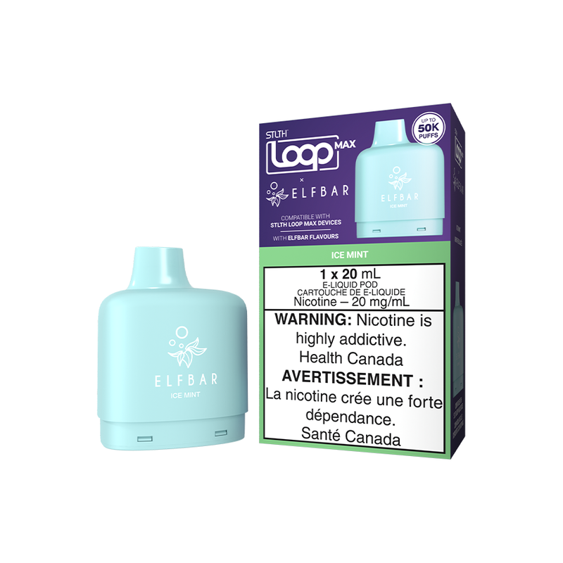 Ice Mint STLTH Loop Max X Elfbar 50K Pod' - VapeBest