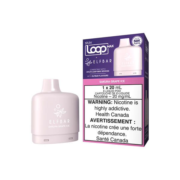 Sakura Grape Ice STLTH Loop Max X Elfbar 50K Pod' - VapeBest