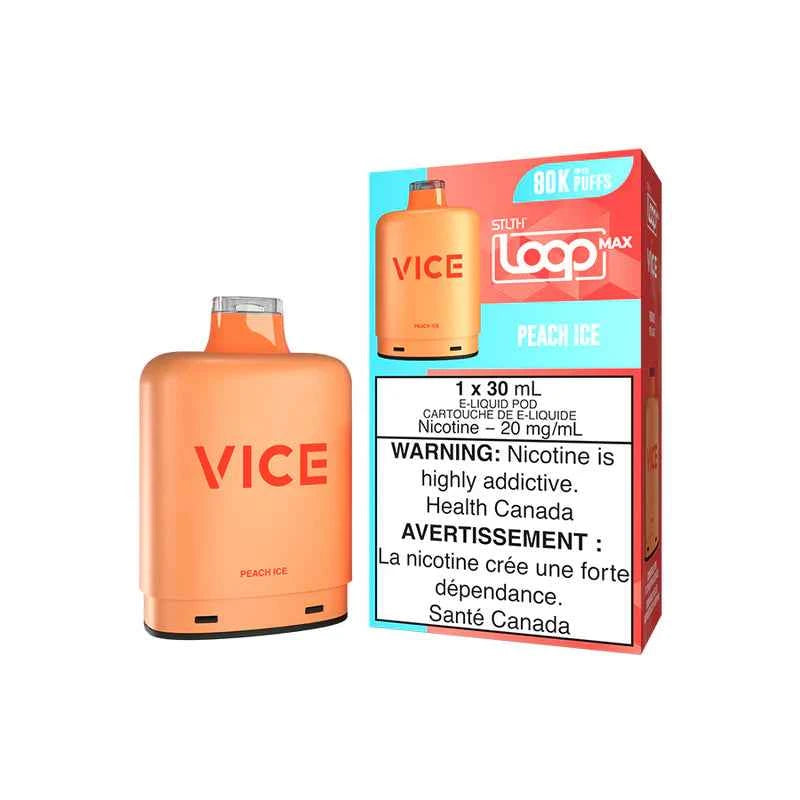 Peach Ice STLTH Loop Max X Vice 80K Pod - VapeBest