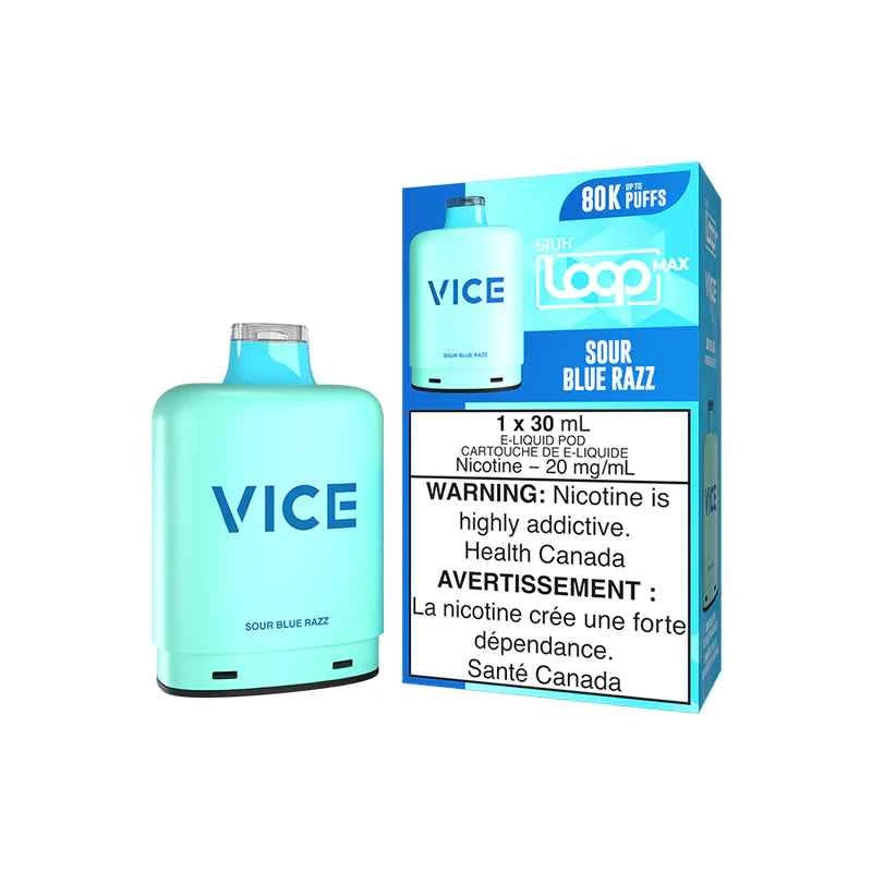 Sour Blue Razz STLTH Loop Max X Vice 80K Pod - VapeBest