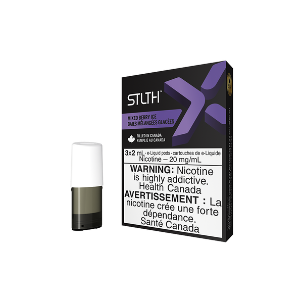 Mixed Berry Ice Stlth X Pod Pack(3 Pack)' - VapeBest