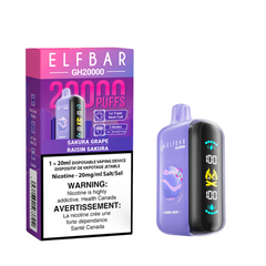 Sakura Grape Elf Bar GH20k Disposable Vape - VapeBest