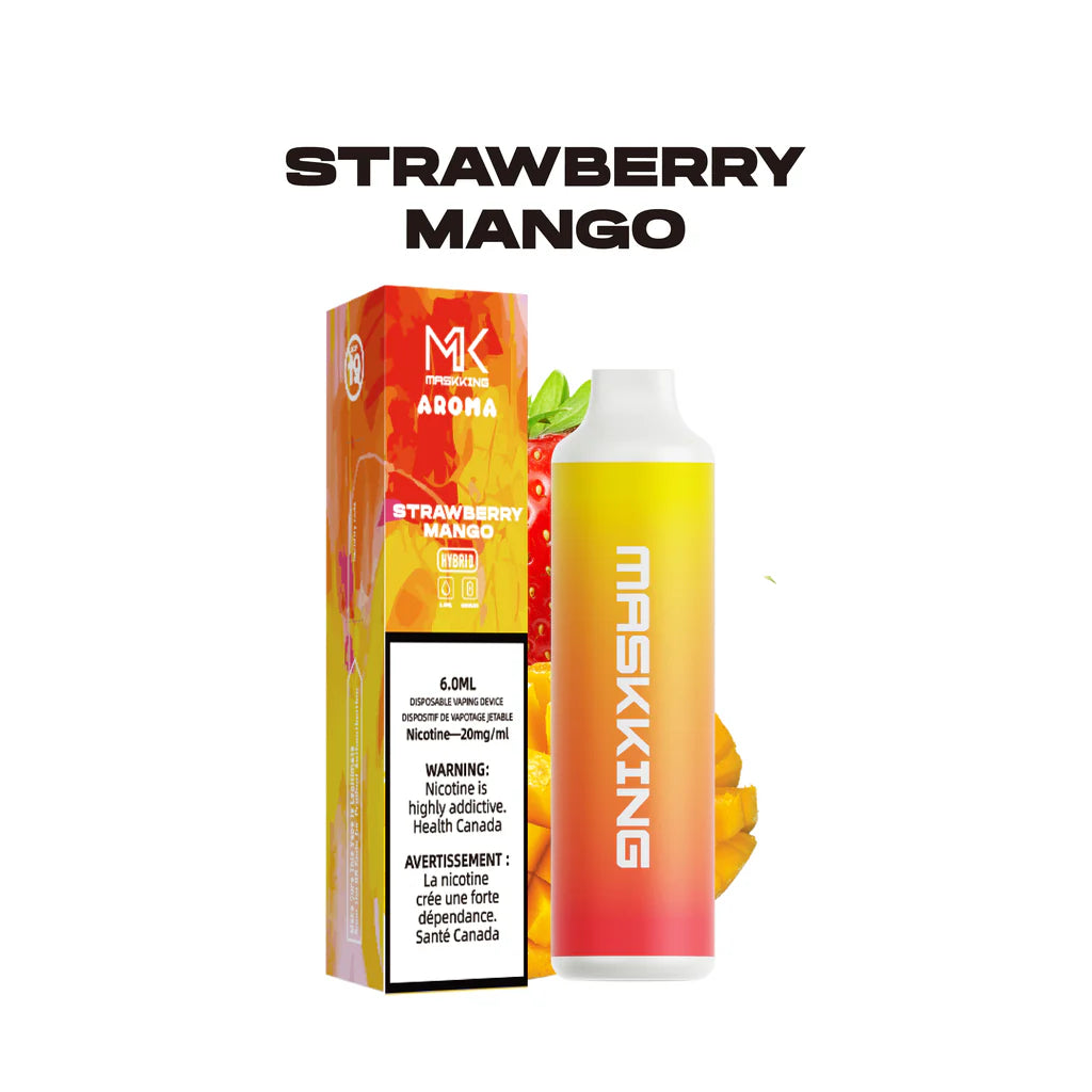 Strawberry Mango Maskking Aroma 6000 Puffs Disposable Vape