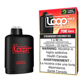 Strawberry Coconut Ice STLTH Loop Max Pod 70k - VapeBest