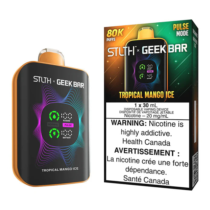 Tropical Mango Ice STLTH X Geek Bar Disposable Vape 80K - VapeBest