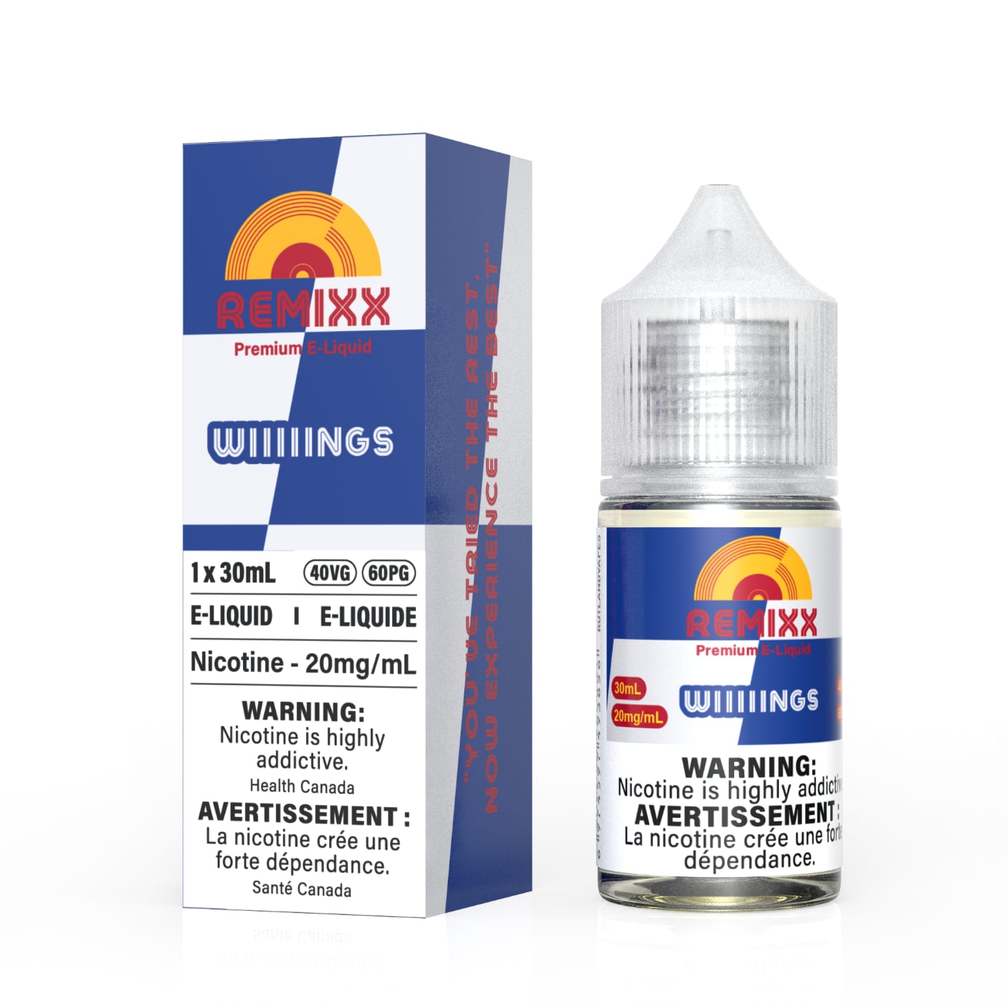 WIIIIINGS Remixx E-Liquid Vape Juice 30ML (20mg Freebase) WIIIIINGS Remixx E-Liquid Vape Juice 30ML (20mg Freebase)