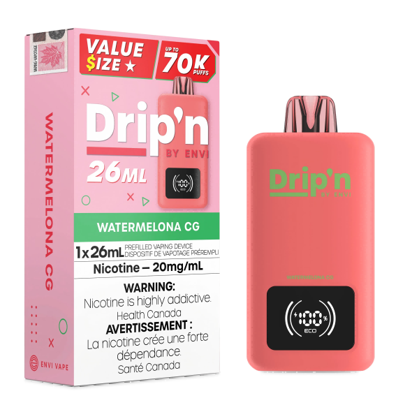 Watermelon CG Envi Drip'n 70K Disposable Vape