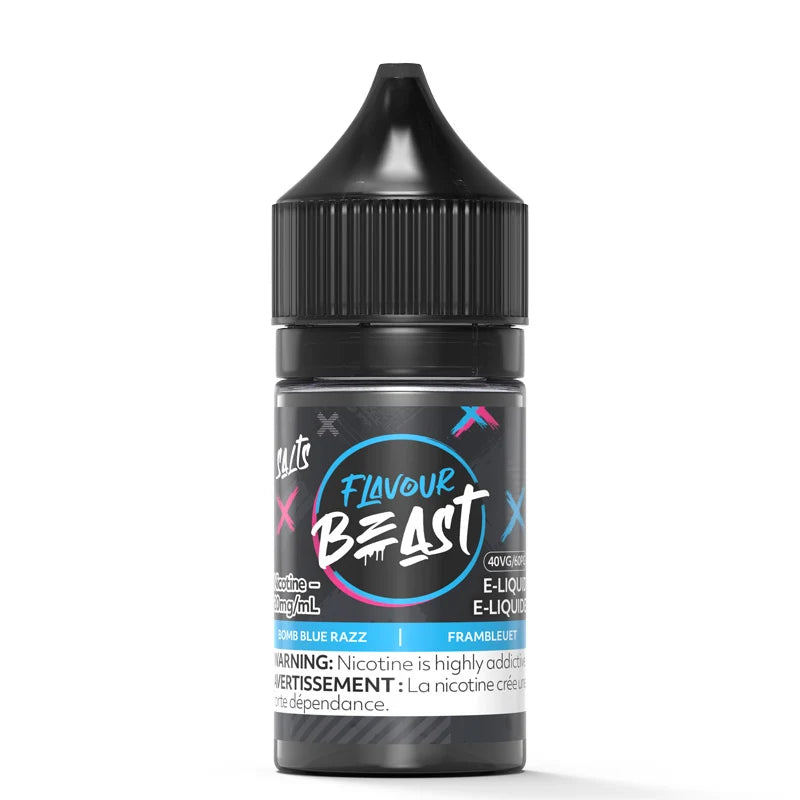 Bomb Blue Razz - Flavour Beast E-Liquid Salt 30ML' - VapeBest