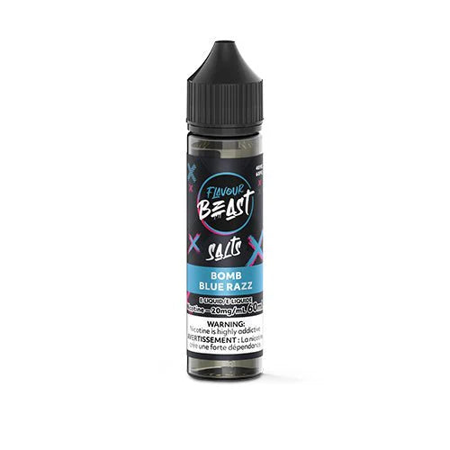Bomb Blue Razz-Flavour Beast E-Liquid Salt 60ML' - VapeBest