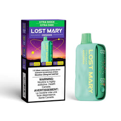 Lost Mary vape device and packaging on a white background