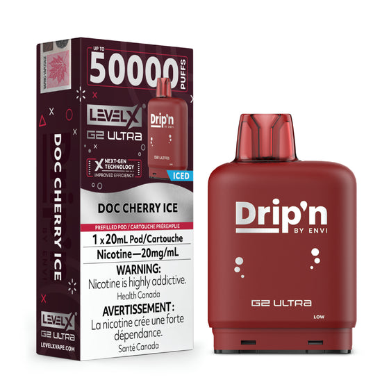 Doc Cherry Ice-Drip'n Level X G2 Ultra 50k - VapeBest