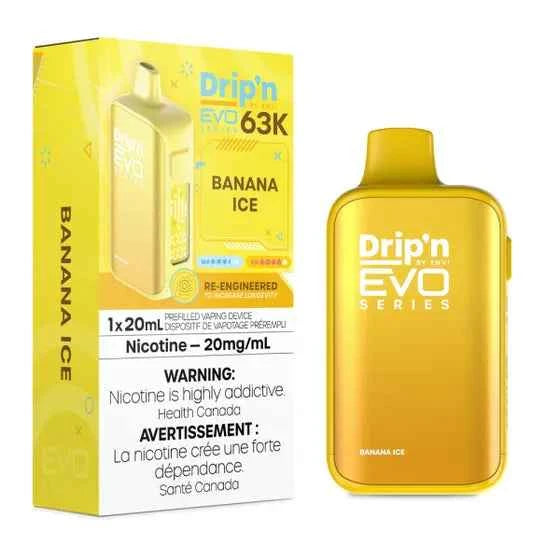 Banana Ice Drip'n by Envi EVO 63K Disposable Vape - VapeBest