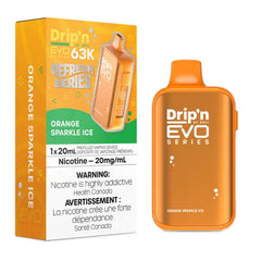 Orange Sparkle Ice Drip'n by Envi EVO 63K Disposable Vape