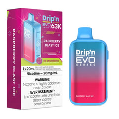 Raspberry Blast Ice Drip'n by Envi EVO 63K Disposable Vape