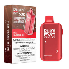 Red Classic Ice Drip'n by Envi EVO 63K Disposable Vape