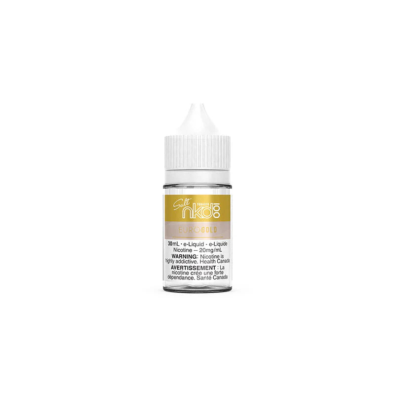 Euro Gold Naked100 E-Liquid Salt 30ML' - VapeBest
