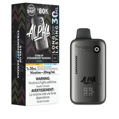 STR8 UP Strawberry Banana Iced Flavour Beast ALPHA 80k Disposable Vape - VapeBest