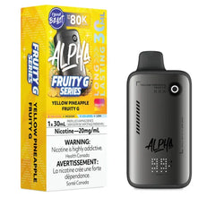 Yellow Pineapple Fruity G Flavour Beast ALPHA 80k Disposable Vape - VapeBest