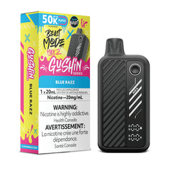 Gushin Blue Razz Flavour Beast Beast Mode Max 2 50K Disposable Vape - VapeBest