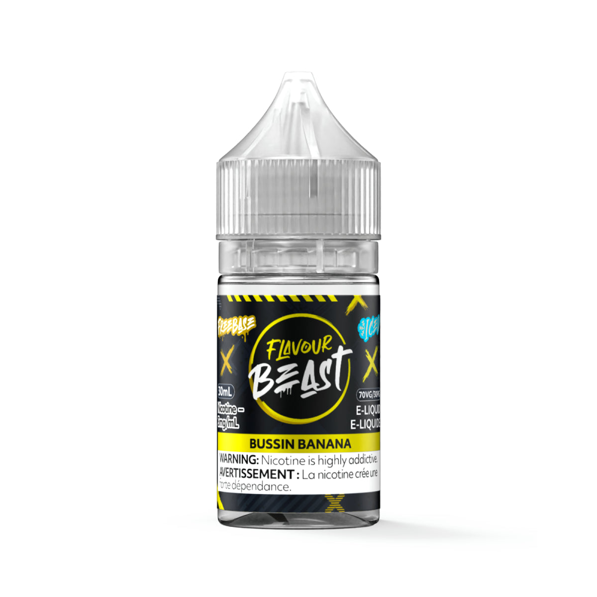 Bussin Banana Iced - Flavour Beast E-Liquid Freebase 30ML' - VapeBest