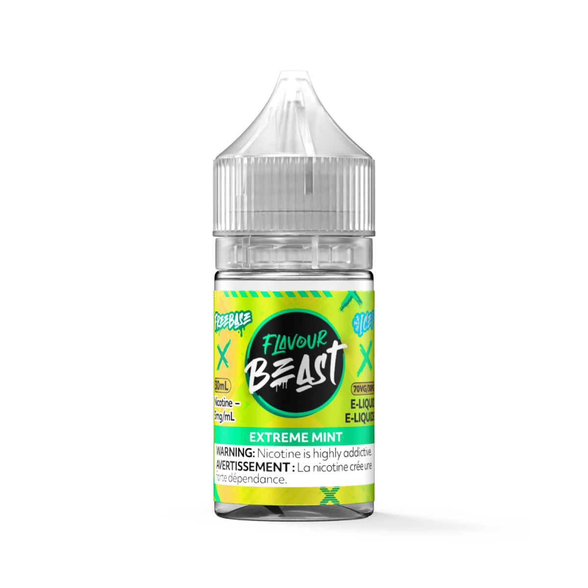 Extreme Mint Iced - Flavour Beast E-Liquid Freebase 30ML' - VapeBest