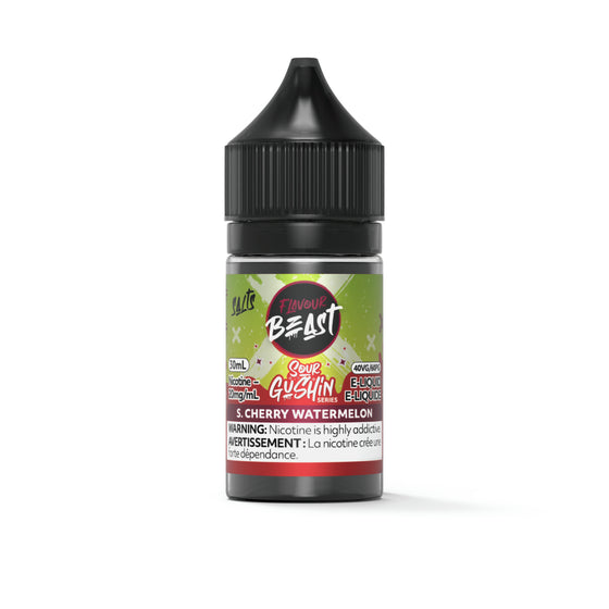 S. Cherry Watermelon Gushin Series Flavour Beast E-Liquid (Salt 30ML) - VapeBest