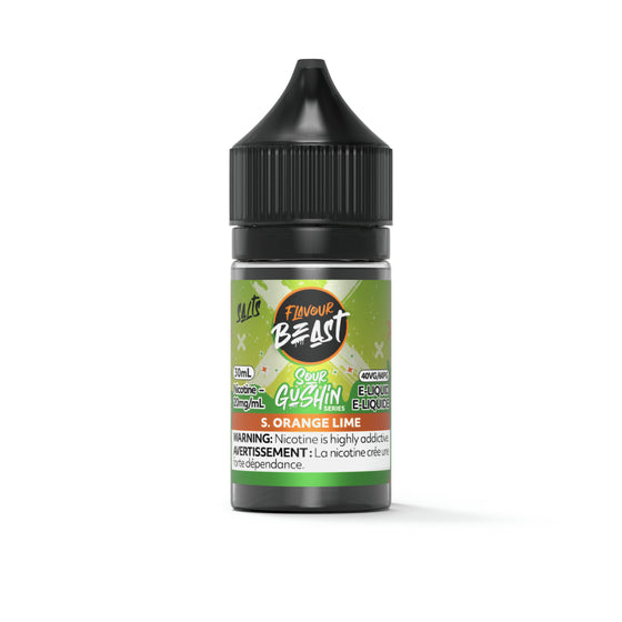 S. Orange Lime Gushin Series Flavour Beast E-Liquid (Salt 60ML) - VapeBest