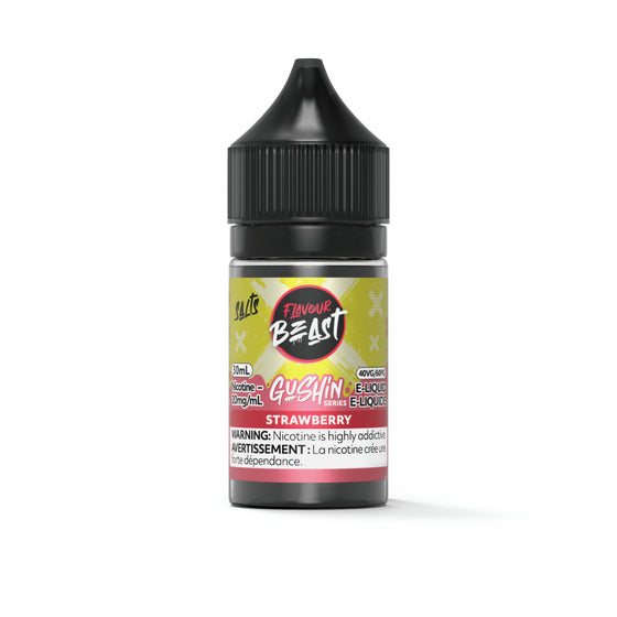 Strawberry Gushin Series Flavour Beast E-Liquid (Salt 60ML)